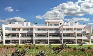 Nouveaux appartements modernes et élégants avec vue panoramique sur la montagne et la mer à vendre dans les collines d'Estepona 27727 