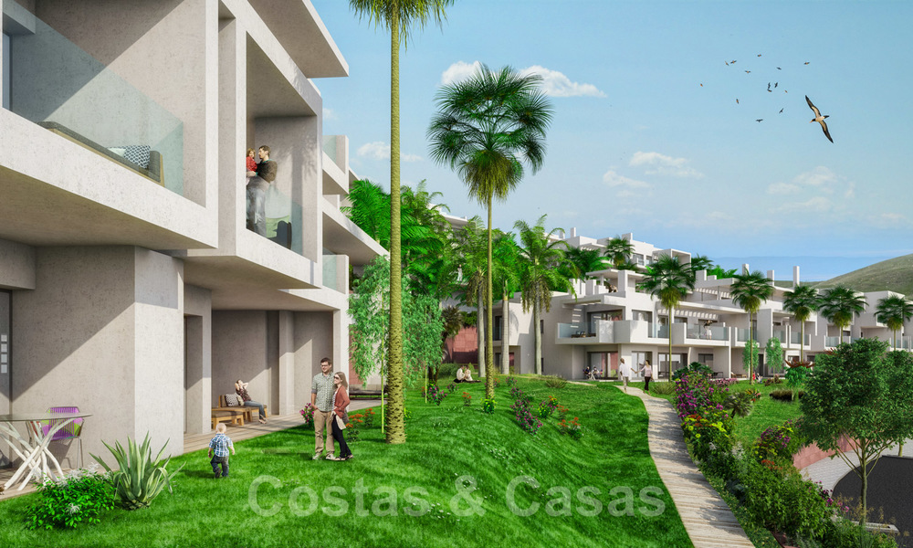 Vente d'appartements de design contemporain de qualité avec vue panoramique sur la mer à Estepona. Prêt à emménager. 24363