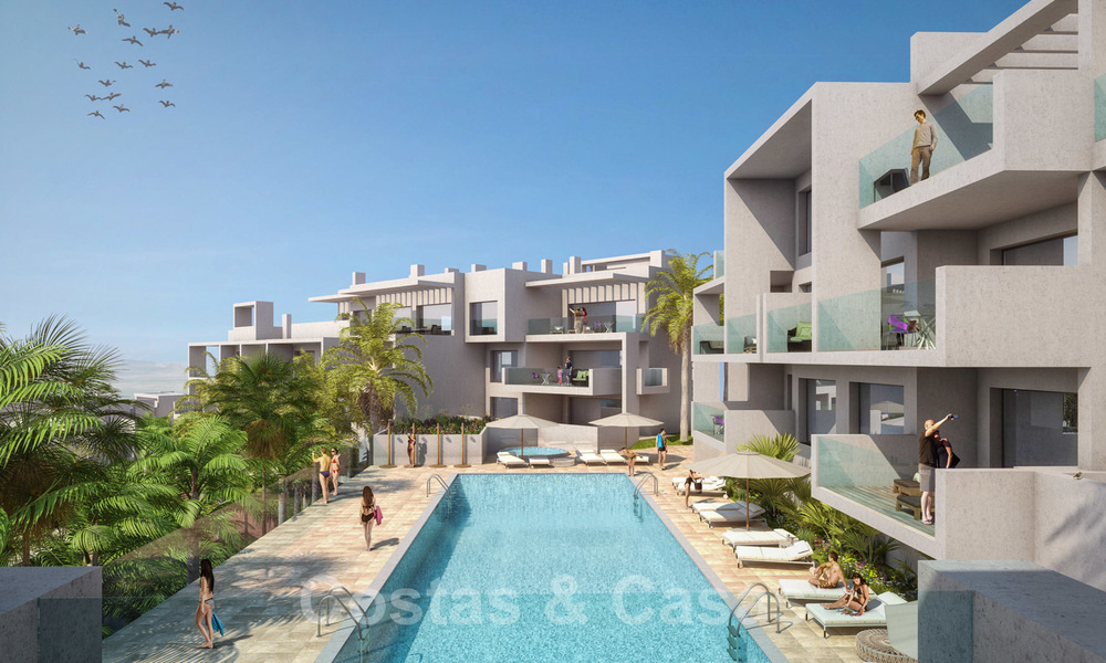 Vente d'appartements de design contemporain de qualité avec vue panoramique sur la mer à Estepona. Prêt à emménager. 24364