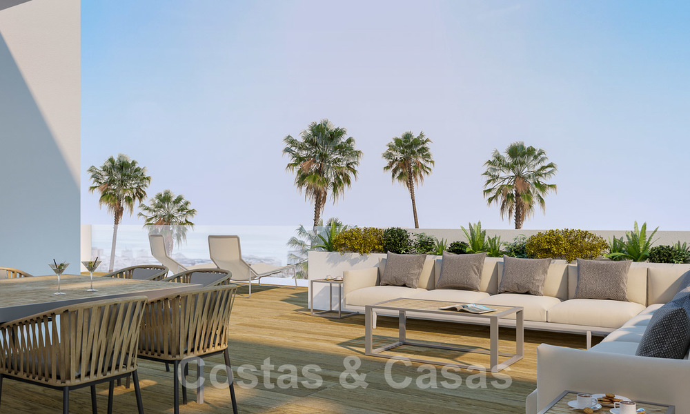 Vente d'appartements de design contemporain de qualité avec vue panoramique sur la mer à Estepona. Prêt à emménager. 24367