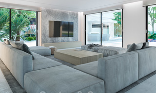 Villa contemporaine exclusive à vendre avec vue panoramique sur la mer à Marbella Est 24589 