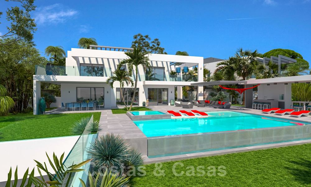 Villa contemporaine exclusive à vendre avec vue panoramique sur la mer à Marbella Est 24591