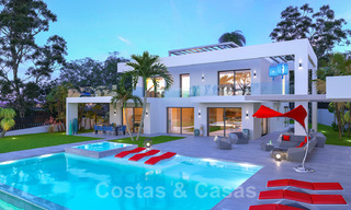 Villa contemporaine exclusive à vendre avec vue panoramique sur la mer à Marbella Est 24593 