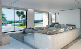 Villa contemporaine exclusive à vendre avec vue panoramique sur la mer à Marbella Est 24598 