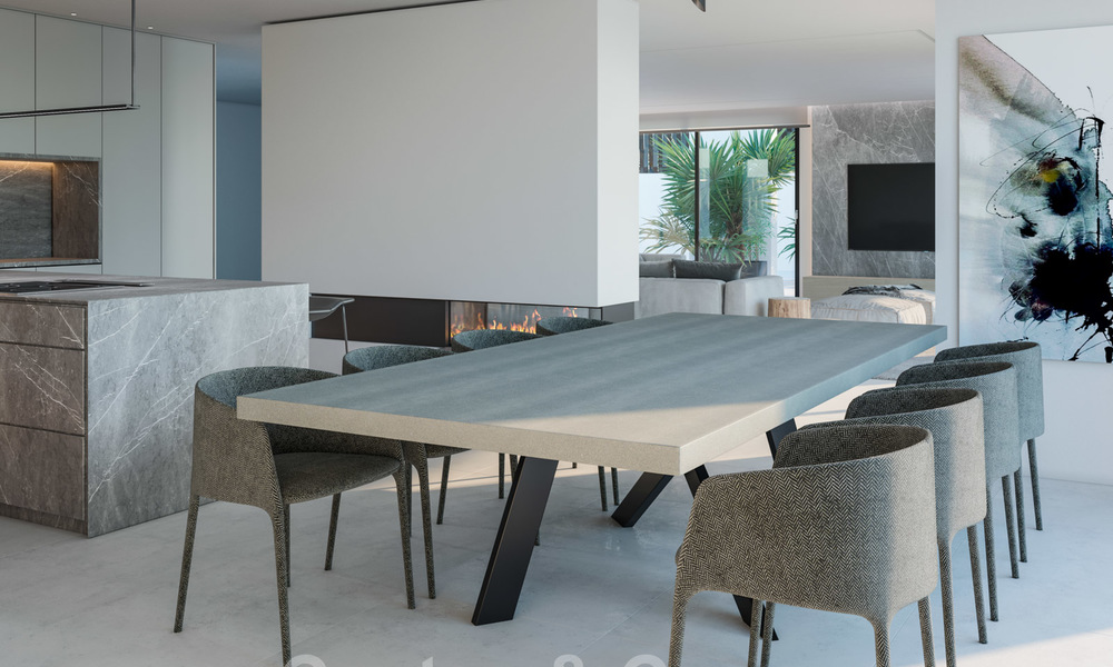 Villa contemporaine exclusive à vendre avec vue panoramique sur la mer à Marbella Est 24600