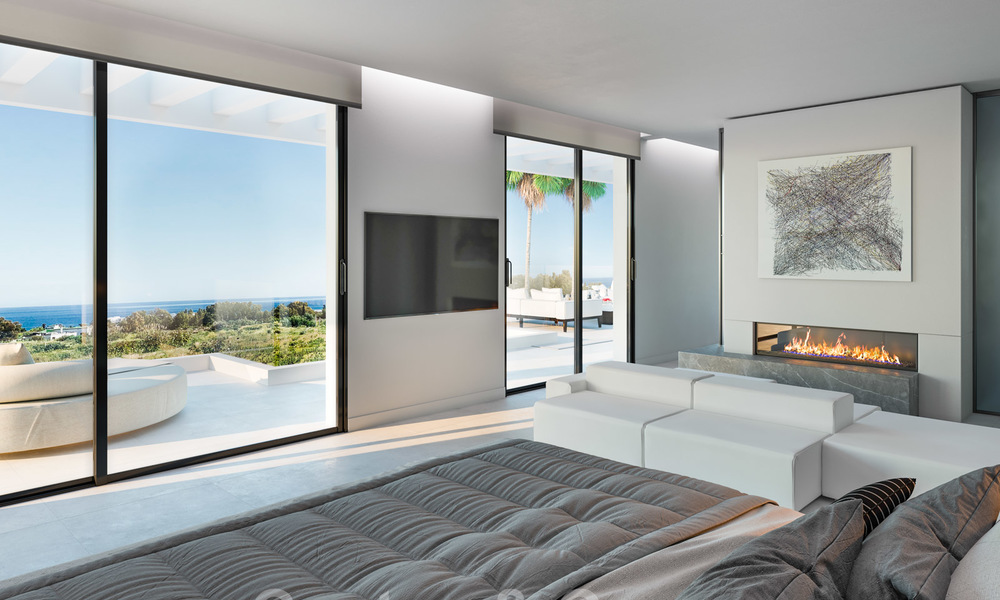 Villa contemporaine exclusive à vendre avec vue panoramique sur la mer à Marbella Est 24603
