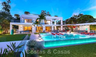 Villa contemporaine exclusive à vendre avec vue panoramique sur la mer à Marbella Est 24607 