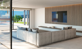 Villa contemporaine unique en son genre à vendre avec une vue imprenable sur la mer dans l'est de Marbella 24743 
