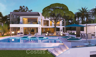 Villa contemporaine unique en son genre à vendre avec une vue imprenable sur la mer dans l'est de Marbella 24744 