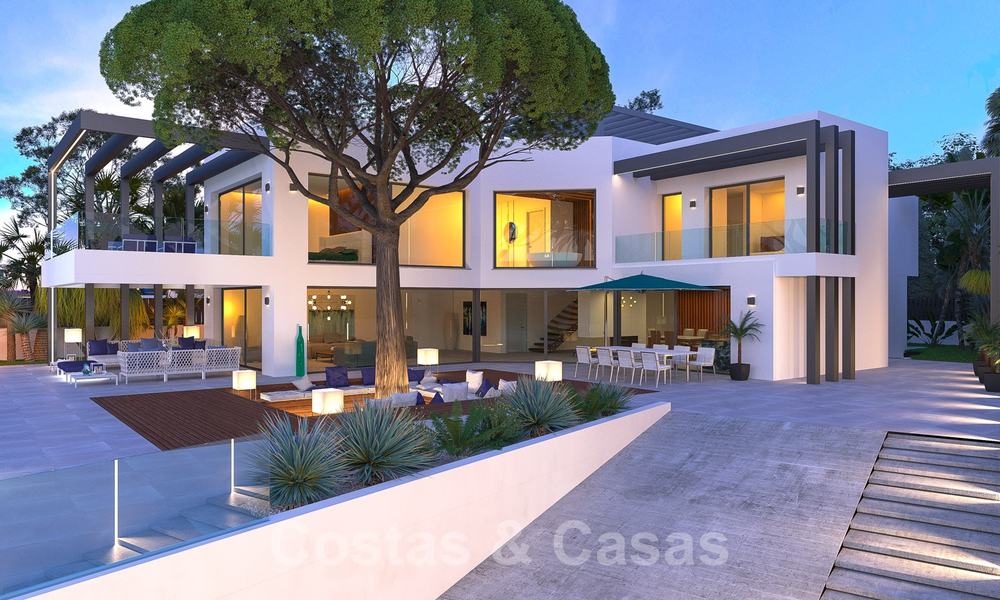 Villa contemporaine unique en son genre à vendre avec une vue imprenable sur la mer dans l'est de Marbella 24745