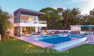 Villa contemporaine unique en son genre à vendre avec une vue imprenable sur la mer dans l'est de Marbella 24746 