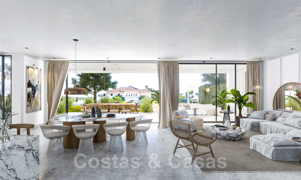 Villa écologique moderne à vendre avec vue sur le golf dans un quartier résidentiel exclusif près de Golf Valley à Nueva Andalucia, Marbella 24958
