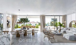 Villa écologique moderne à vendre avec vue sur le golf dans un quartier résidentiel exclusif près de Golf Valley à Nueva Andalucia, Marbella 24958 