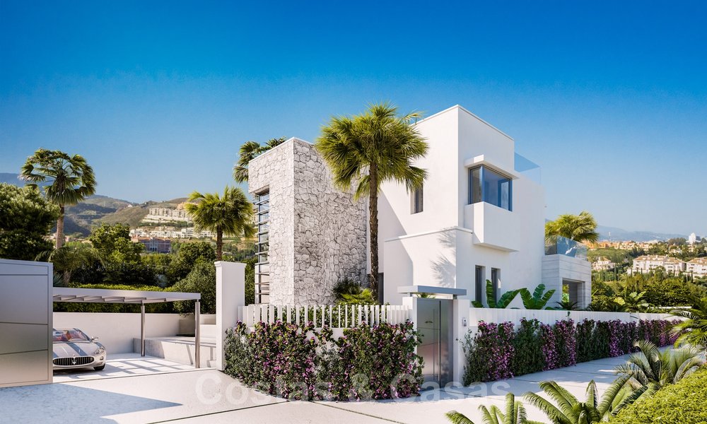 Villa écologique moderne à vendre avec vue sur le golf dans un quartier résidentiel exclusif près de Golf Valley à Nueva Andalucia, Marbella 24959