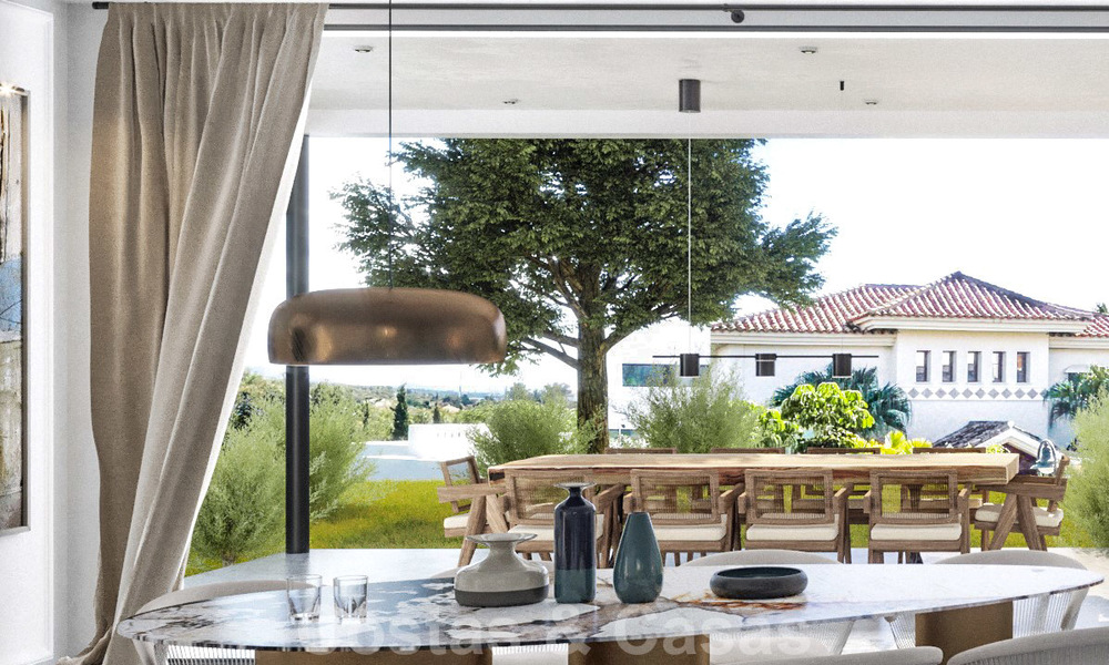 Villa écologique moderne à vendre avec vue sur le golf dans un quartier résidentiel exclusif près de Golf Valley à Nueva Andalucia, Marbella 24961