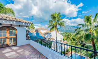 Grande villa de luxe à vendre avec vue panoramique sur la vallée du golf, les montagnes et la mer Méditerranée en Nueva Andalucia, Marbella 24996 
