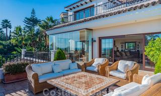 Grande villa de luxe à vendre avec vue panoramique sur la vallée du golf, les montagnes et la mer Méditerranée en Nueva Andalucia, Marbella 25014 