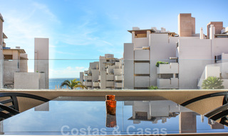 Appartement moderne à vendre dans un complexe de plage de première ligne avec vue sur la mer entre Marbella et Estepona 25614 
