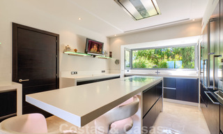 Villa moderne avec vue panoramique sur le golf et la mer à vendre à Los Flamingos Golf à Marbella - Benahavis 26024 