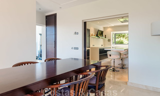 Villa moderne avec vue panoramique sur le golf et la mer à vendre à Los Flamingos Golf à Marbella - Benahavis 26026 