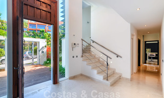 Villa moderne avec vue panoramique sur le golf et la mer à vendre à Los Flamingos Golf à Marbella - Benahavis 26027 