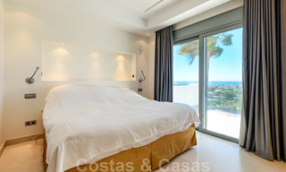Villa moderne avec vue panoramique sur le golf et la mer à vendre à Los Flamingos Golf à Marbella - Benahavis 26041 