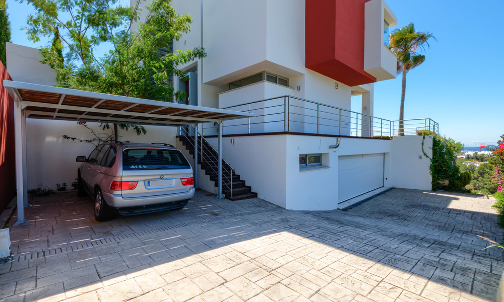 Villa moderne avec vue panoramique sur le golf et la mer à vendre à Los Flamingos Golf à Marbella - Benahavis 26059
