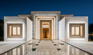 Emménager dans une villa moderne prêt de la mer à vendre dans la prestigieuse Baja de Guadalmina à Marbella 26066 