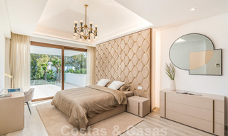 Emménager dans une villa moderne prêt de la mer à vendre dans la prestigieuse Baja de Guadalmina à Marbella 26080 