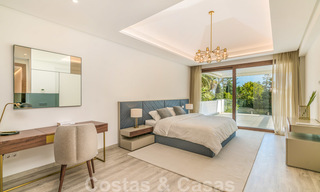 Emménager dans une villa moderne prêt de la mer à vendre dans la prestigieuse Baja de Guadalmina à Marbella 26083 
