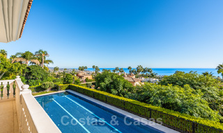 Villa de luxe avec vue panoramique sur la mer à vendre à Sierra Blanca, Marbella 26410 