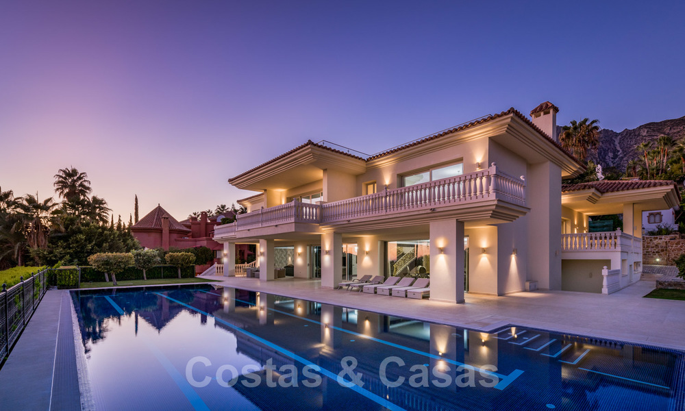 Villa de luxe avec vue panoramique sur la mer à vendre à Sierra Blanca, Marbella 26419