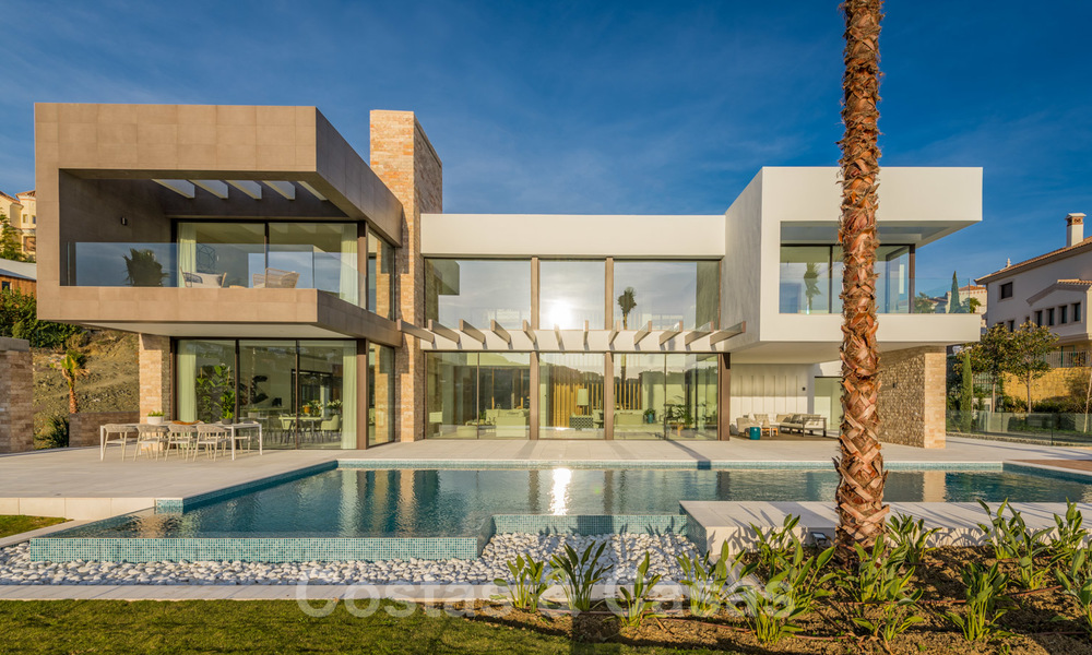Villa moderne de luxe neuve avec vue imprenable sur le golf à vendre à Benahavis - Marbella 26582
