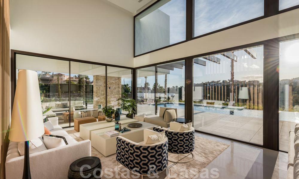 Villa moderne de luxe neuve avec vue imprenable sur le golf à vendre à Benahavis - Marbella 26595