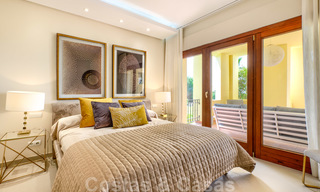 Appartement de luxe à vendre avec vue sur le jardin et la mer dans un complexe en première ligne de plage, sur le New Golden Mile entre Marbella et Estepona 26857 