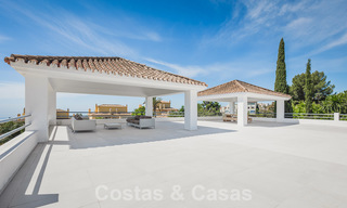 Villa de luxe rénovée à vendre dans un style méditerranéen moderne dans l'exclusive Cascada de Camojan sur le Golden Mile à Marbella 27041 