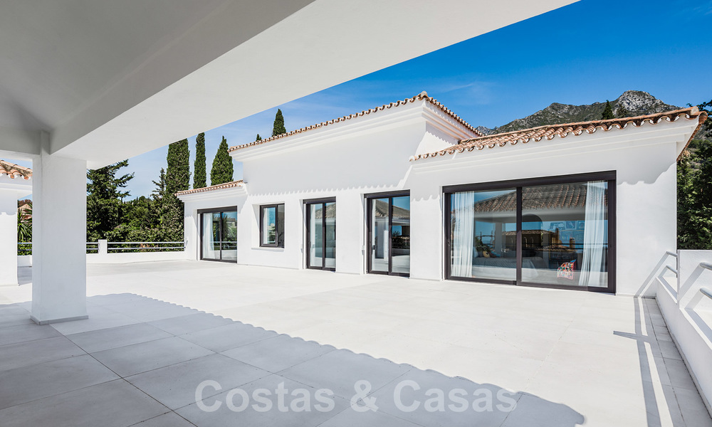 Villa de luxe rénovée à vendre dans un style méditerranéen moderne dans l'exclusive Cascada de Camojan sur le Golden Mile à Marbella 27045