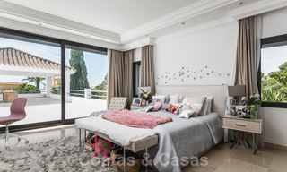 Villa de luxe rénovée à vendre dans un style méditerranéen moderne dans l'exclusive Cascada de Camojan sur le Golden Mile à Marbella 27046 