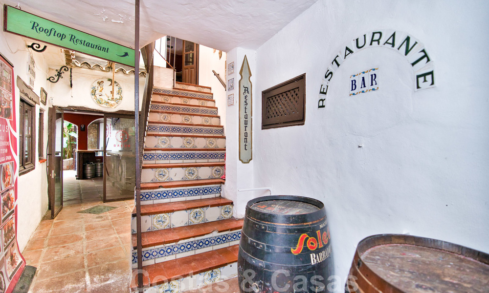Bar - Restaurant en vente dans le centre historique de Marbella. Ouvert aux offres! 27096