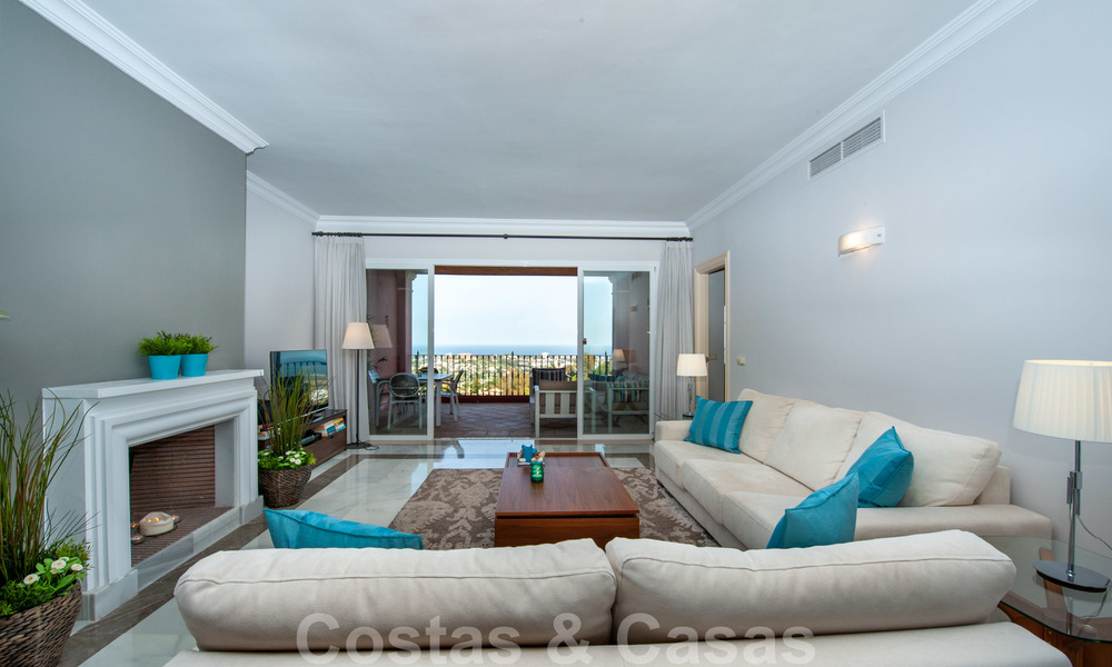 Prêt à emménager, appartement spacieux avec vue panoramique sur la côte et la mer Méditerranée à Benahavis - Marbella 27351