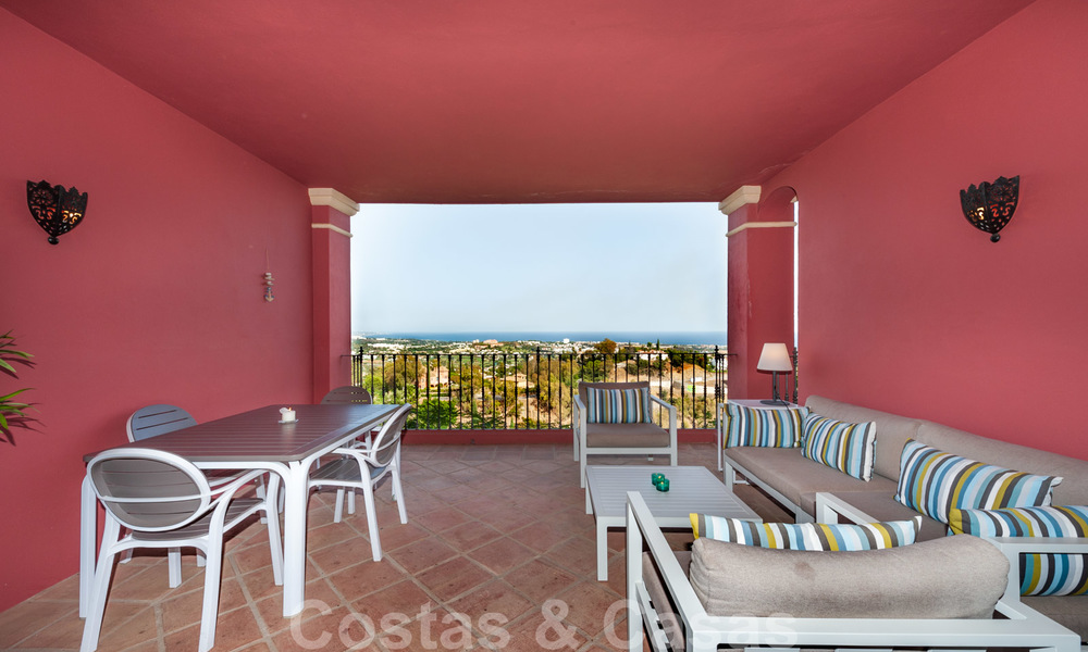 Prêt à emménager, appartement spacieux avec vue panoramique sur la côte et la mer Méditerranée à Benahavis - Marbella 27352
