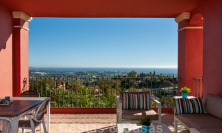 Prêt à emménager, appartement spacieux avec vue panoramique sur la côte et la mer Méditerranée à Benahavis - Marbella 31020 