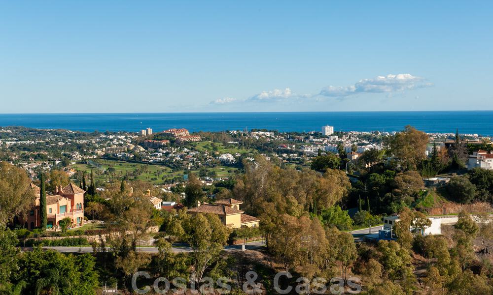 Prêt à emménager, appartement spacieux avec vue panoramique sur la côte et la mer Méditerranée à Benahavis - Marbella 31024