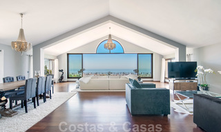 Villa classique méditerranéenne, rénovée, à vendre avec une vue imprenable sur la mer dans un espace vert adjacent au centre de Marbella 27174 