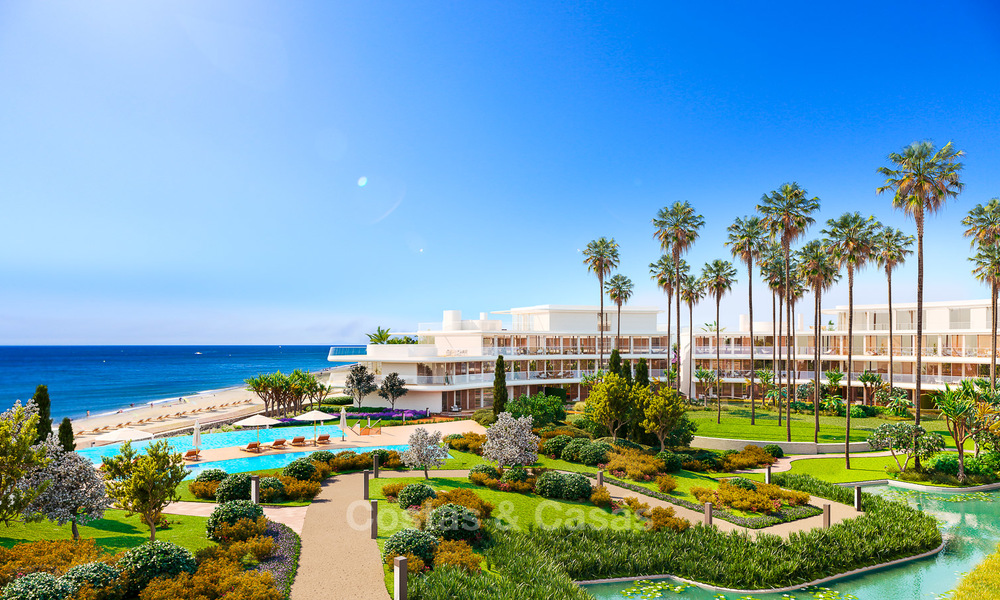 Appartements modernes de luxe en première ligne de plage à vendre à Estepona, Costa del Sol. Prêt à emménager 27884