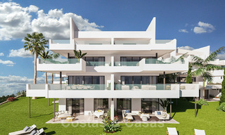 Nouveaux appartements modernes avec vue panoramique sur la mer à vendre près d'Estepona centre 27898 