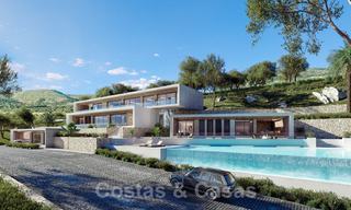 Villas modernes clés en main avec des vues spectaculaires sur le terrain de golf, le lac, les montagnes et la mer Méditerranée jusqu'à l'Afrique, dans un complexe de golf fermé à vendre à Benahavis - Marbella 27910 