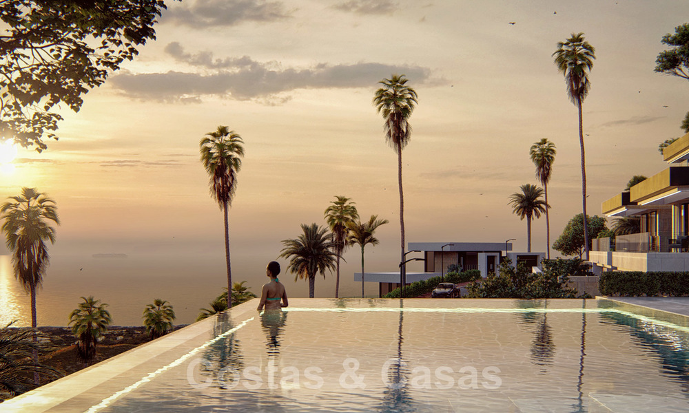 Villas modernes clés en main avec des vues spectaculaires sur le terrain de golf, le lac, les montagnes et la mer Méditerranée jusqu'à l'Afrique, dans un complexe de golf fermé à vendre à Benahavis - Marbella 27912