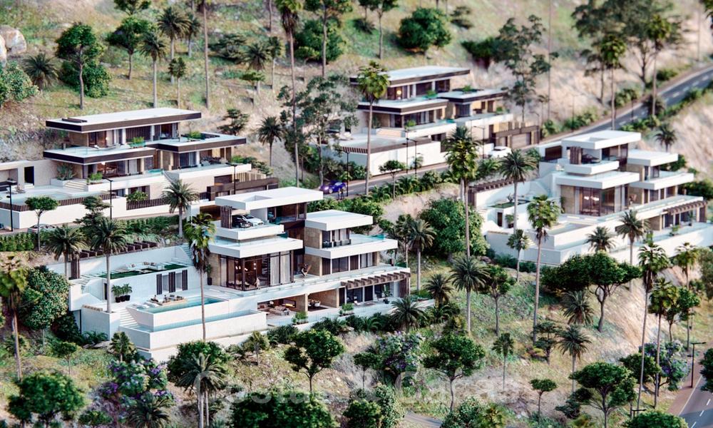 Villas modernes clés en main avec des vues spectaculaires sur le terrain de golf, le lac, les montagnes et la mer Méditerranée jusqu'à l'Afrique, dans un complexe de golf fermé à vendre à Benahavis - Marbella 27913