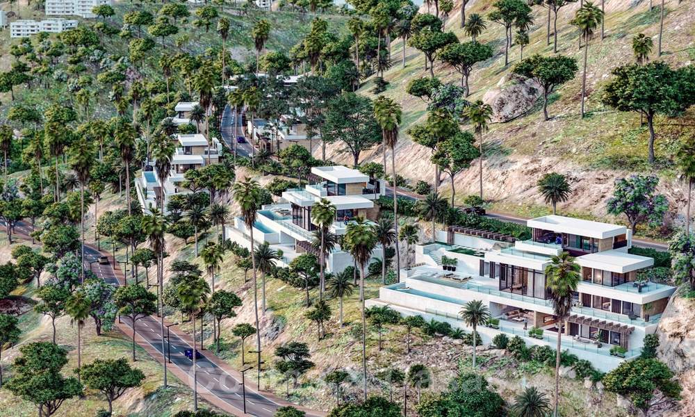 Villas modernes clés en main avec des vues spectaculaires sur le terrain de golf, le lac, les montagnes et la mer Méditerranée jusqu'à l'Afrique, dans un complexe de golf fermé à vendre à Benahavis - Marbella 27914